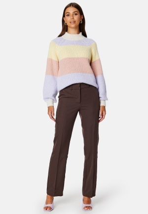 Y.A.S Bluris MW Flared Pant Seal Brown XS