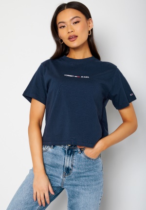 TOMMY JEANS Linear Logo Tee C87 Twilight Navy XL