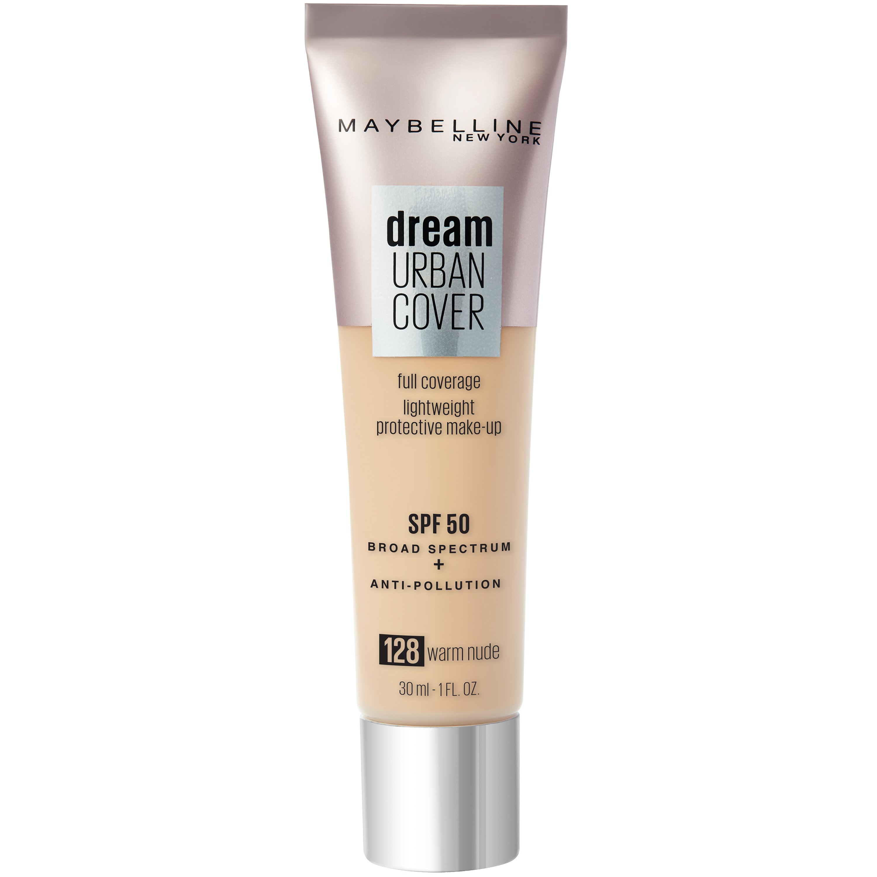 Maybelline - Dream Urban Cover Foundation - 128 Warm Nude