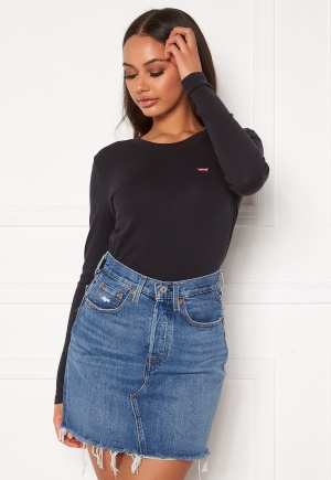 LEVI'S LS Baby Tee 0014 Caviar XL