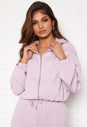 ONLY Scarlett L/S Hood Zip SWT Orchid Bloom XL