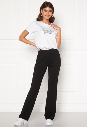 BUBBLEROOM Bonita flared soft suit pant Black XL
