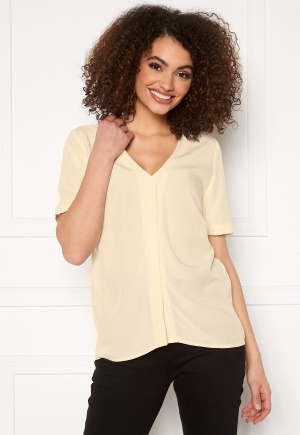 Pieces Cecilie SS Top Birch XS