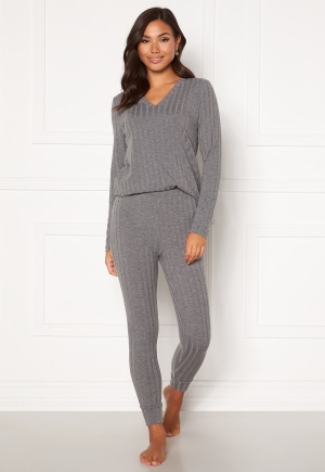 Happy Holly Alice lounge top Grey melange 40/42