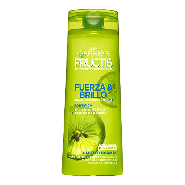 Vahvistava shampoo Fructis Fuerza&Brillo 2 en 1 Garnier (360 ml) (360 ml)