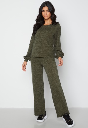 JDY Emma Wide Pant Kalamata Melange L