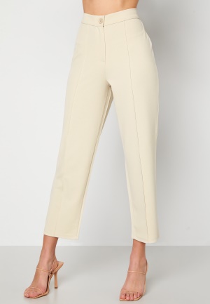 BUBBLEROOM Joanna soft suit pants Light beige XL