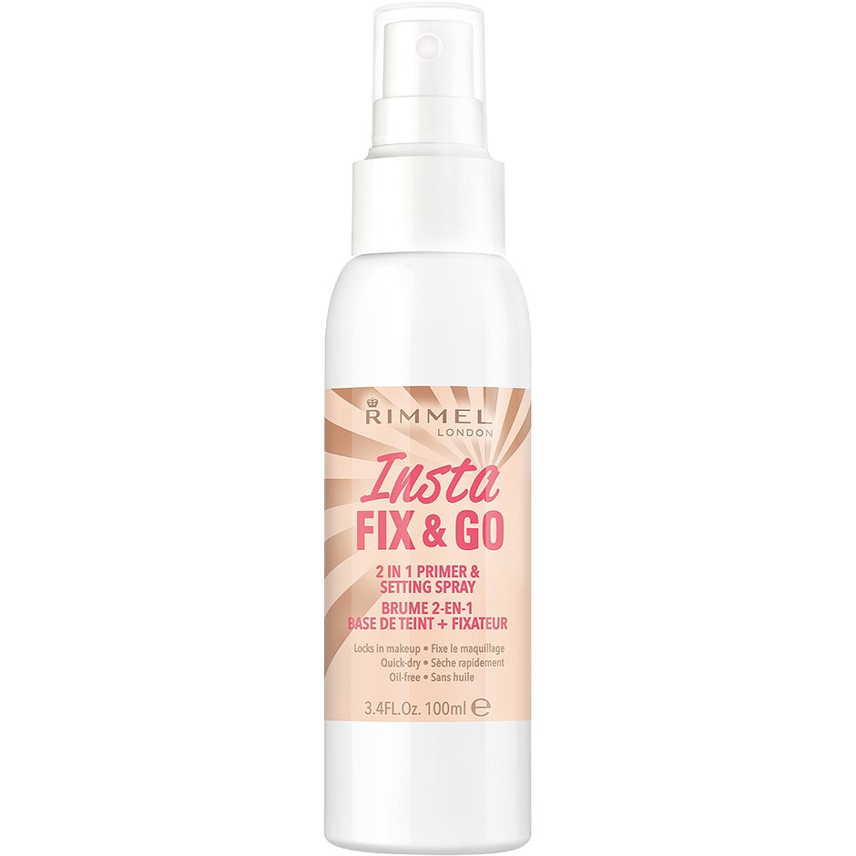 Insta Fix & Go Primer & Setting Spray, Rimmel London Meikinkiinnityssuihke