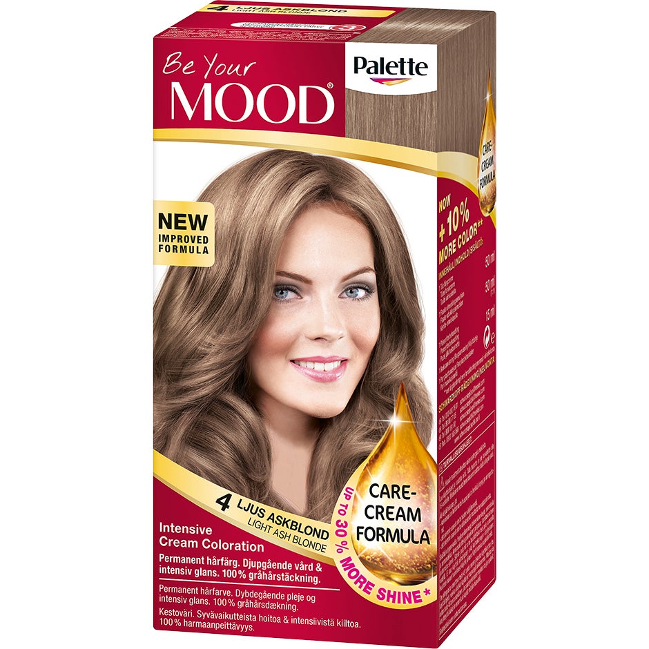 Mood Haircolor 04 Light Ash Blonde, MOOD Hiusvärit