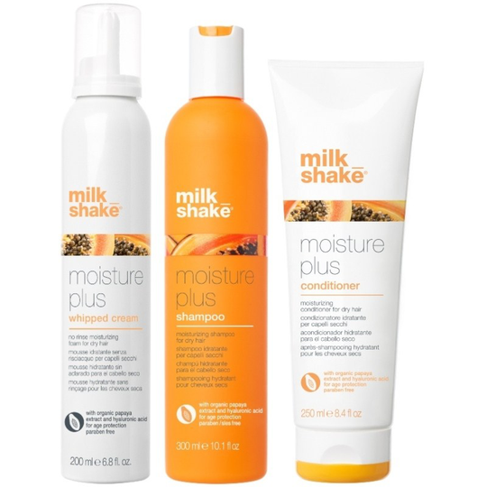 milk_shake - Moisture Plus Shampoo 300 ml + Conditioner 250 ml+ Moisture Plus Whipped Cream 200 ml