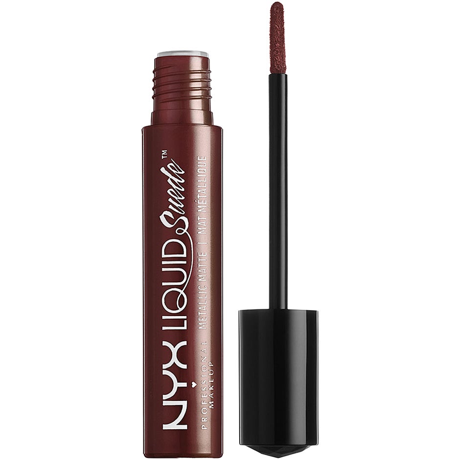 Liquid Suede Metallic Matte Cream Lipstick, NYX Professional Makeup Huulipuna