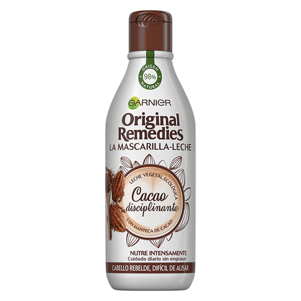 Hiusnaamio ORIGINAL REMEDIES leche y cacao Garnier (300 ml)