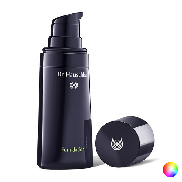 Nestemäinen meikin pohjustusaine Foundation Dr. Hauschka(Väri 04-hazelnut)
