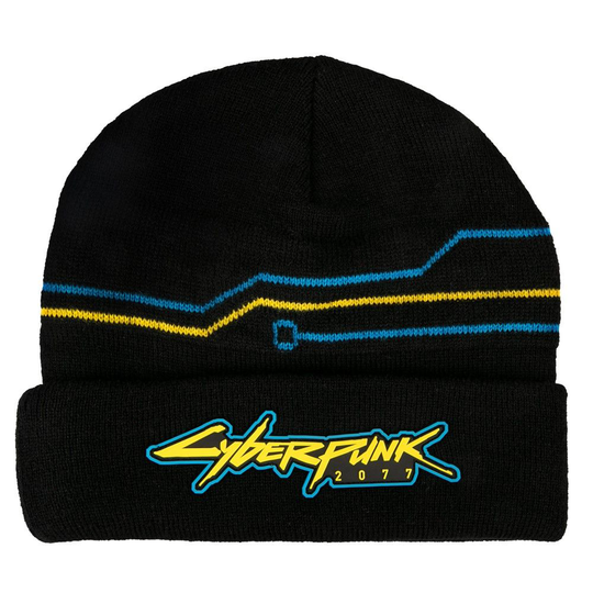 Cyberpunk 2077 Net Runner Beanie Black