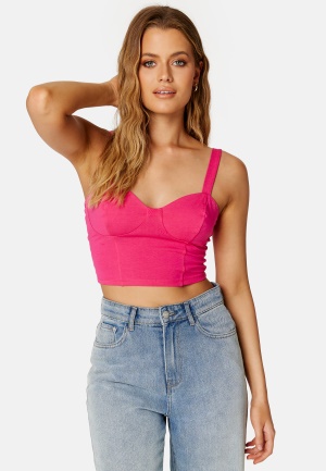BUBBLEROOM Vedalia bustier top Pink M