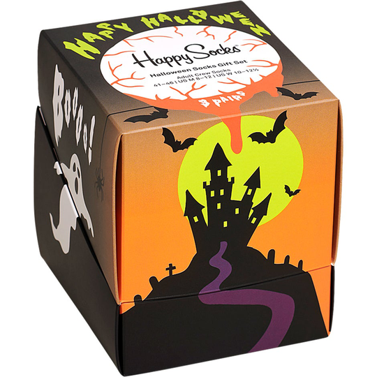 3-Pack Halloween Socks Gift Set, Happy Socks Bokserit ja sukat