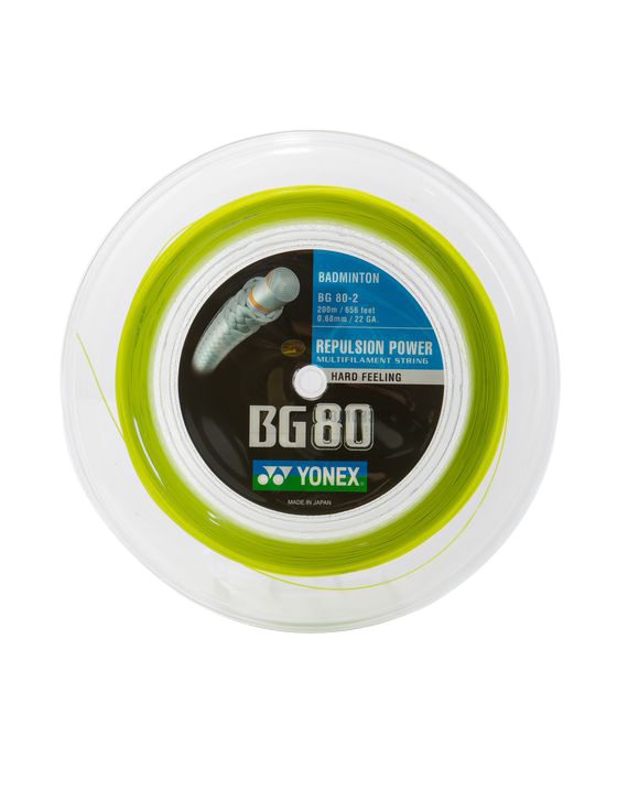 Yonex - String BG-80 Yellow 200m