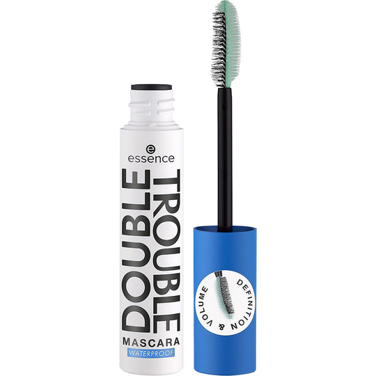 Double Trouble Mascara Waterproof, 12 ml essence Ripsivärit