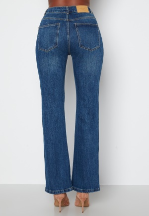 VERO MODA Saga HR S Flared Jeans Dark Blue Denim L/32