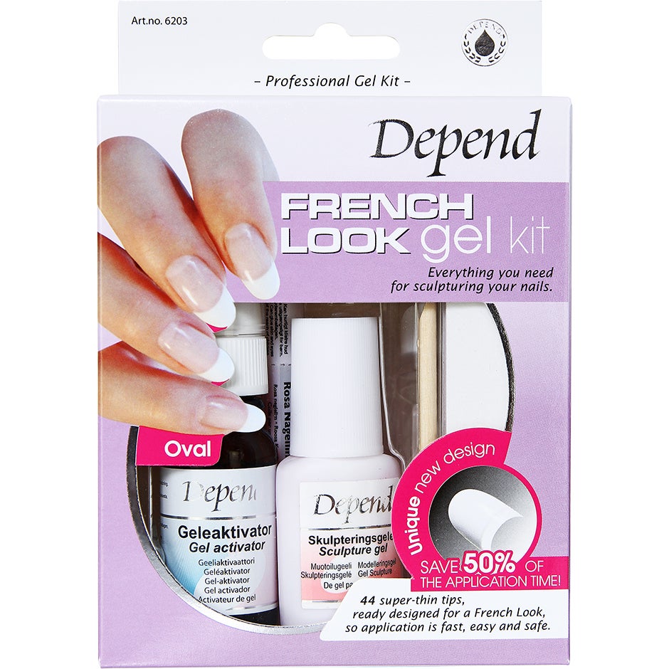 Depend French Look Gelekit Ovaali, Depend Depend Kynsilakat