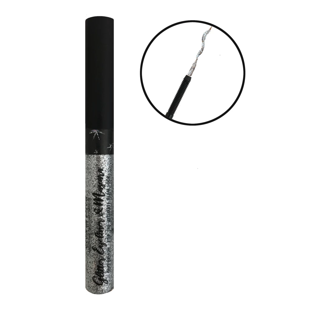 Glitter Eyeliner & Mascara Silver
