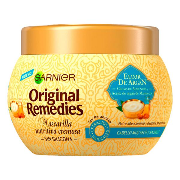 Ravitseva hiusnaamio Elixir De Argán Original Remedies Fructis (300 ml)