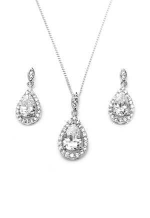 Ivory & Co Belmont Pendant Set Silver One size