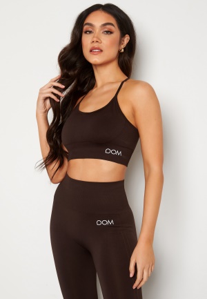 Drop of Mindfulness Trinity Light Fit Bra Dark Brown XS