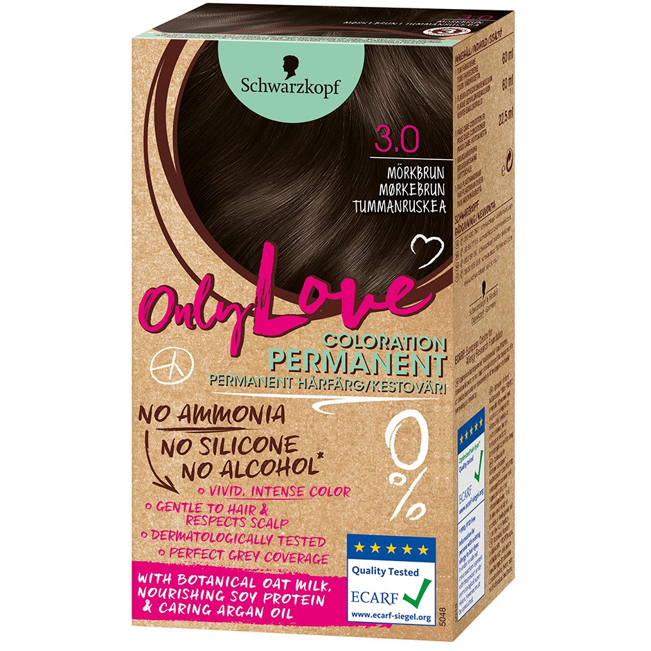Only Love, Schwarzkopf Hiusvärit