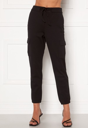 ONLY Poptrash Life Cargo Belt Pants Black S/32