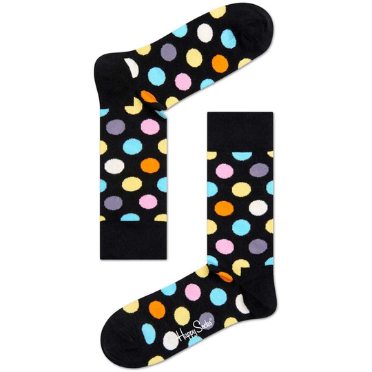 Big Dot Sock - Black, Happy Socks Sukat