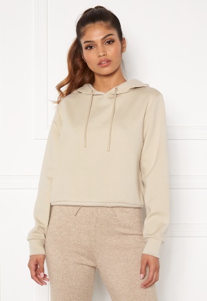 ONLY Joy L/S Hood Sweater Silver Lining M