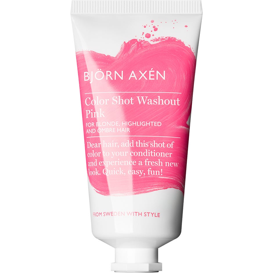 Björn Axén Color Shot Washout Pink, 50 ml Björn Axén Punaiset hiukset