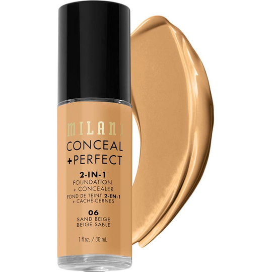Milani Conceal & Perfect Liquid Foundation, 30 ml Milani Cosmetics Meikkivoiteet