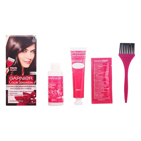 Pysyvä väriaine Color Sensation 3 Garnier Dark Brown