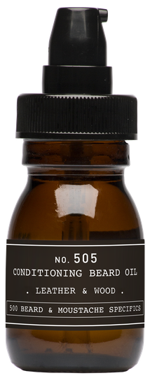 Depot - No. 505 Conditioning Beard Oil - Leather&Wood
