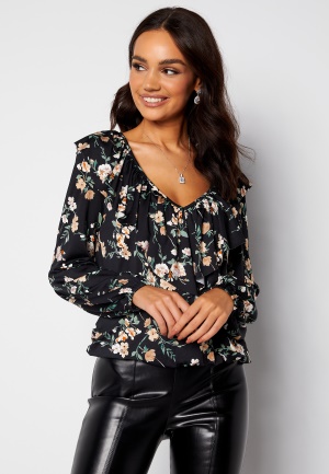 Happy Holly Ruth top Black 32/34