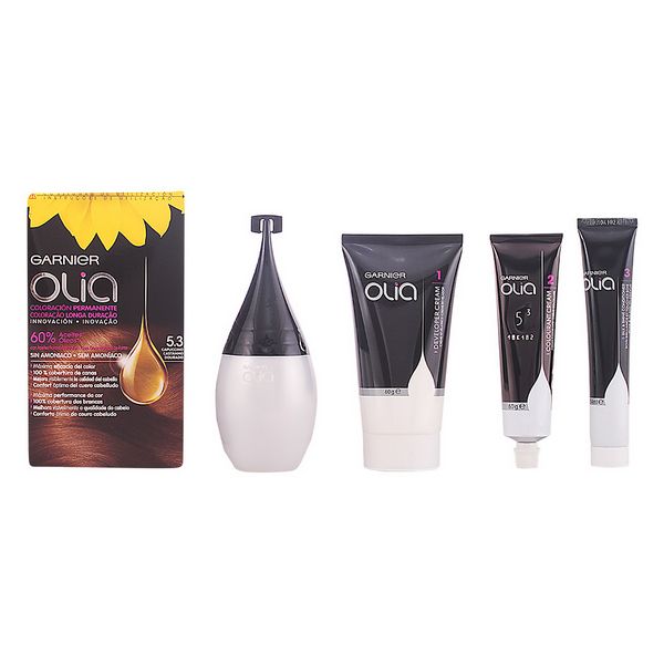 Unisex hiustenlaittosetti Olia Garnier (4 pcs) 5,3 - capuccino