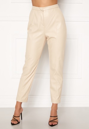 BUBBLEROOM Mina PU trousers Beige 40
