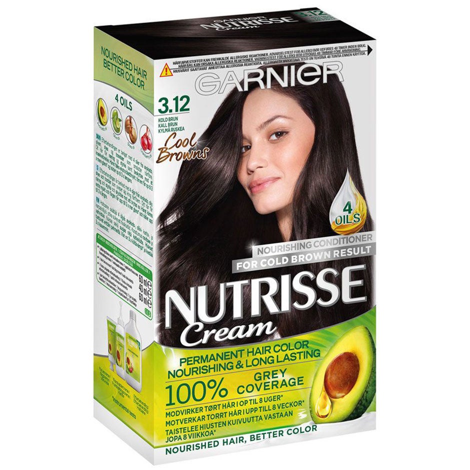 Nutrisse Hair Color, Garnier Ruskeat hiukset