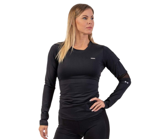 NEBBIA Long Sleeve Smart Pocket Sporty Top 418