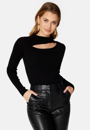 BUBBLEROOM Salma cut out top Black L