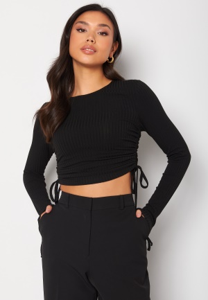 BUBBLEROOM Najda drawstring top Black M