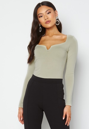 BUBBLEROOM Rudina top Dusty green XS