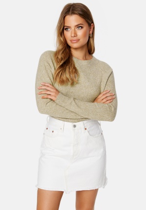 VERO MODA Doffy LS O-Neck Blouse Sepia Tint Detail:ME M