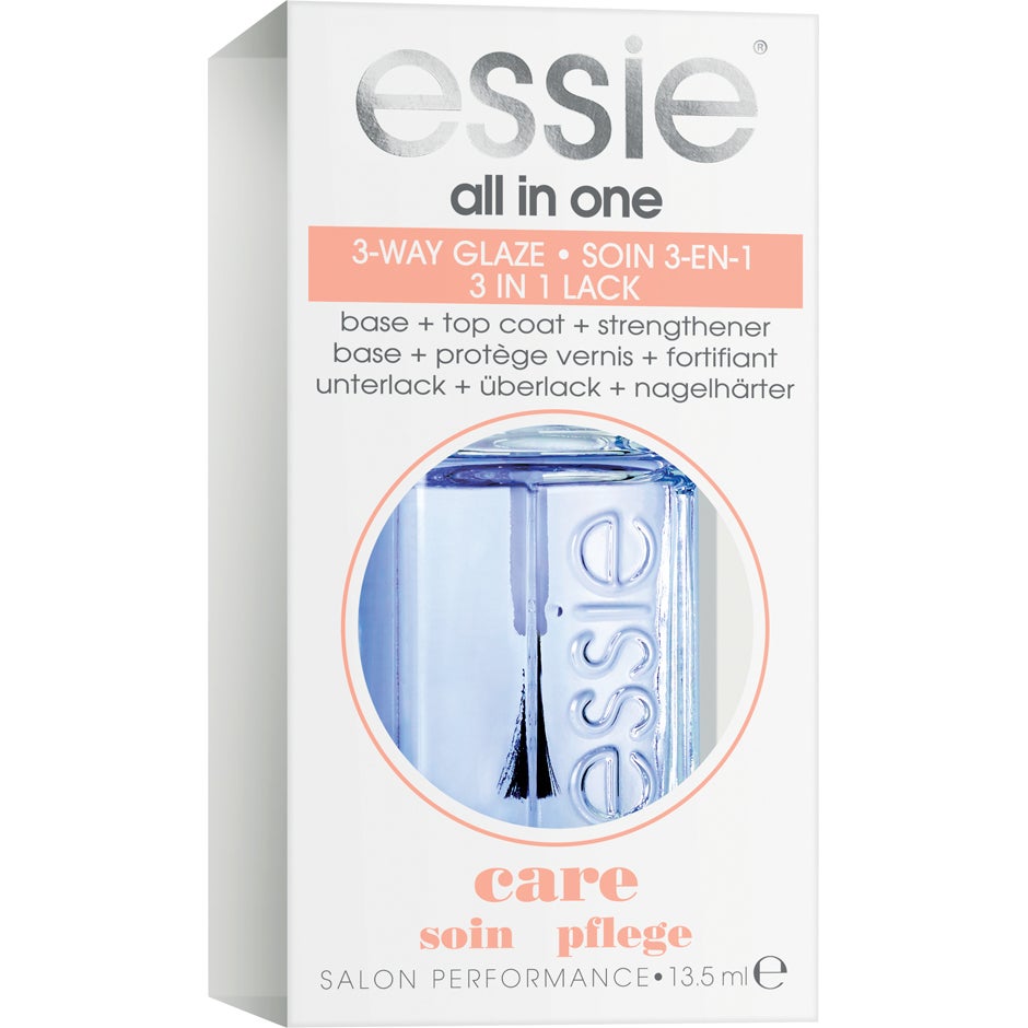 Essie All in One 3-Way Glaze, 15 ml Essie Aluslakat