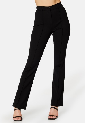 BUBBLEROOM Idarina soft flared suit trousers Black S