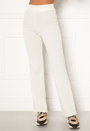 BUBBLEROOM Miley knitted trousers White XL