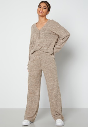 VERO MODA Chill Wide Leg Pants Fossil XS