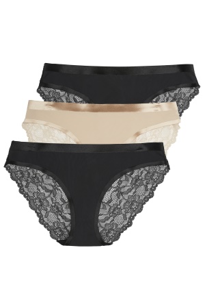 DORINA Crystal 3PP Brazilian 3X004 Black/Black/Be XXL